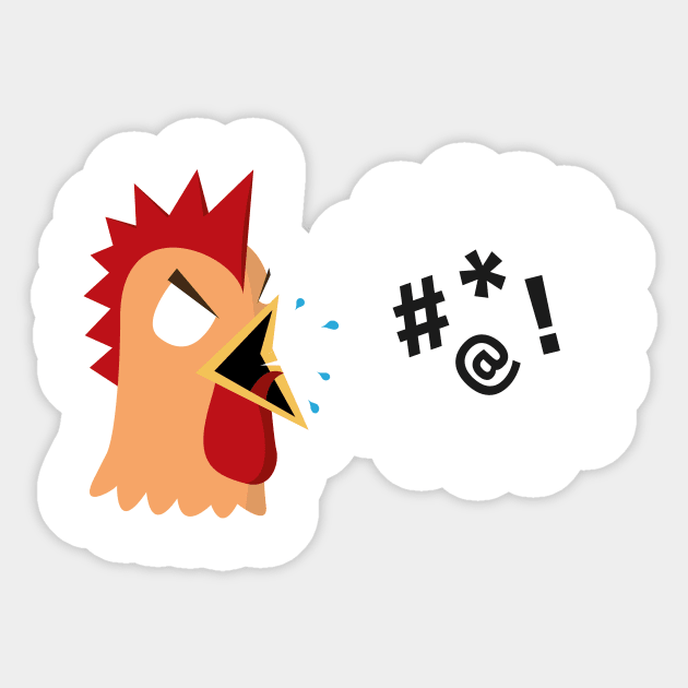 ANTHONY THE CHICKEN Sticker by berluca